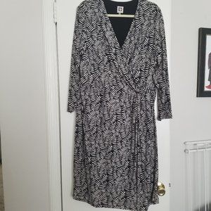 Anne Klein Faux Wrap Dress